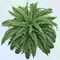 Boston Fern Plant 34" Wide, 49 Silk Fronds, UV Resistant Faux Greenery for Indoor & Outdoor Decor